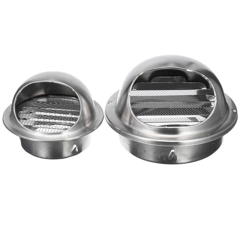 100/150mm Ventilation Outlet Stainless Steel Air Vent Grille Cover view 4
