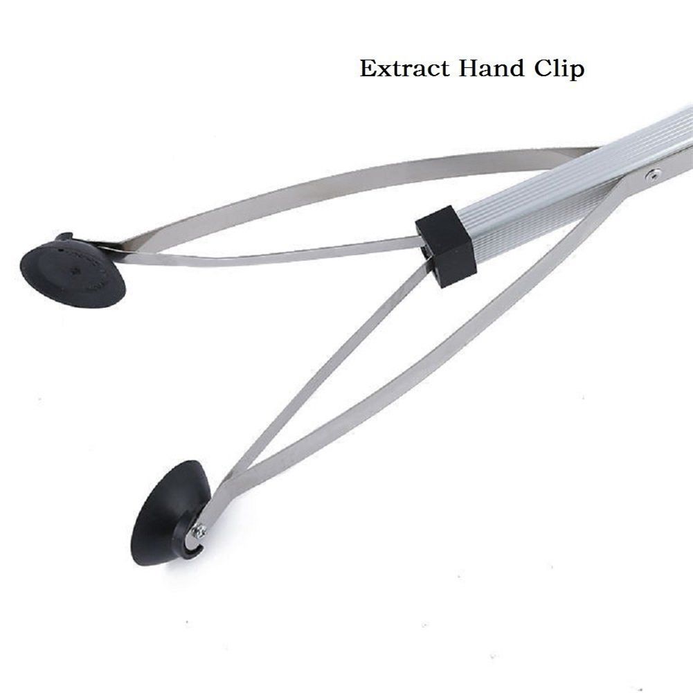 Foldable Reacher Grabber Aluminum Alloy Suction Cup Grip Grabber Pick Up Tool view 3