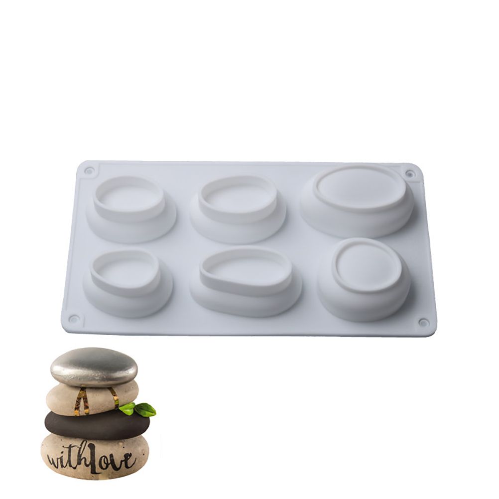 Cobblestone Shaped Cake Mold 3D Pebbled Pastry Mold Silicone Baking Mold view 12