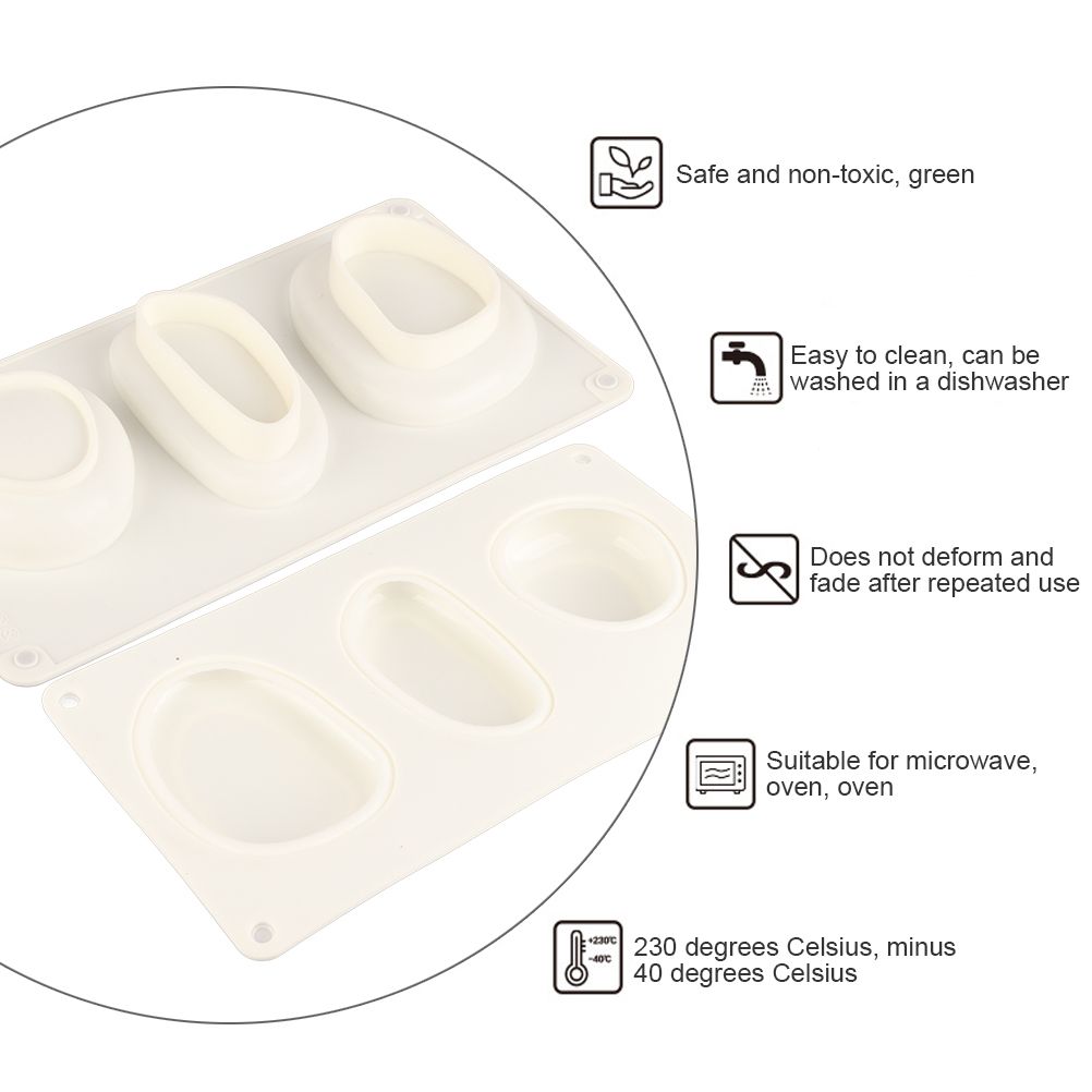Cobblestone Shaped Cake Mold 3D Pebbled Pastry Mold Silicone Baking Mold view 8