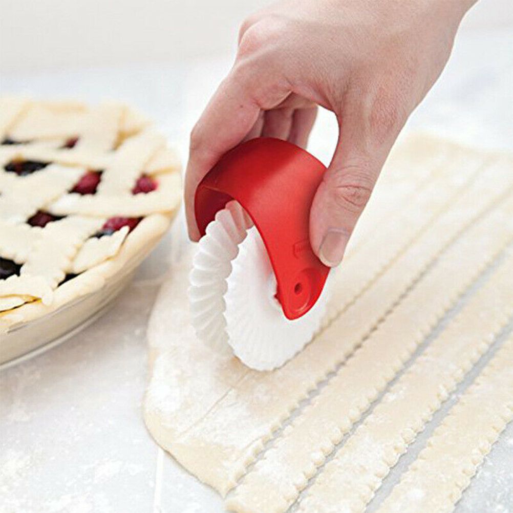 Pastry Wheel Cake Decorator Cutter Kitchen Pizza Pastry Pie Lattice Decorative view 6