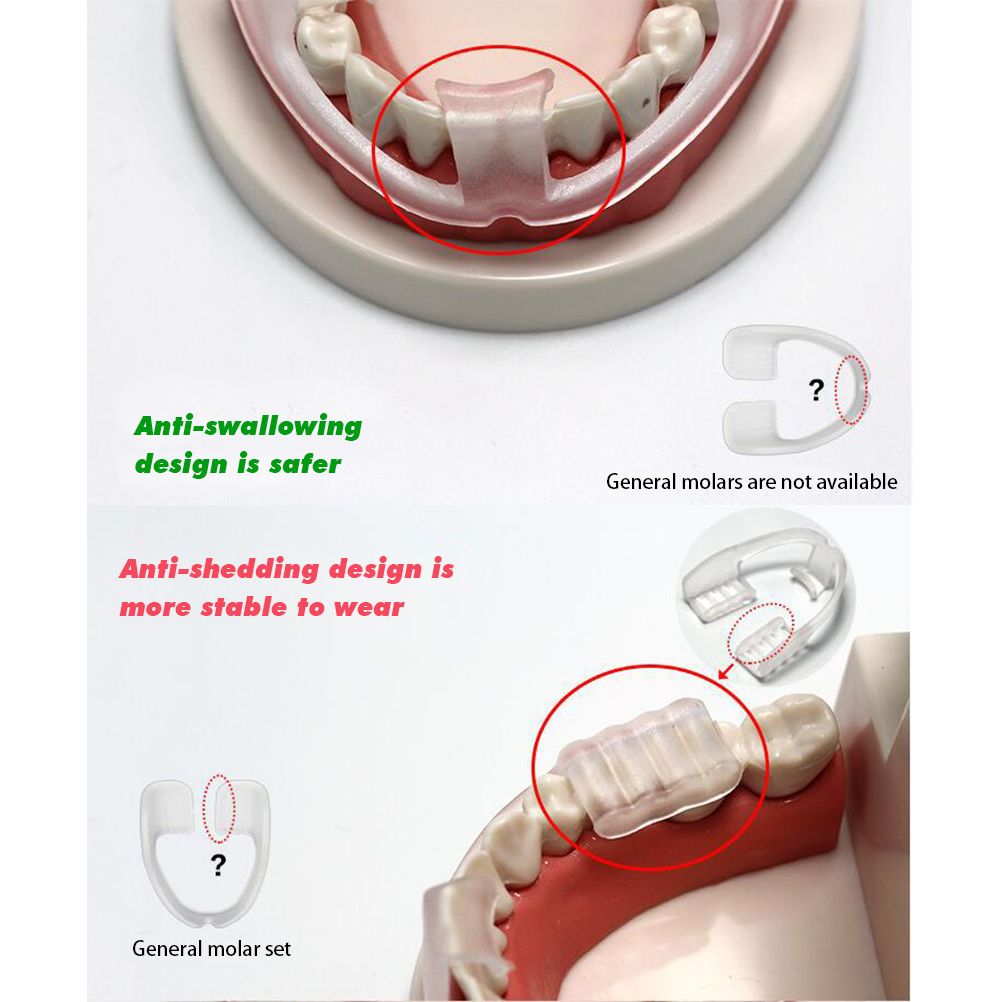 2PCS Anti Molar Braces Adjustable Anti Grinding Braces Teeth Night Protector view 7