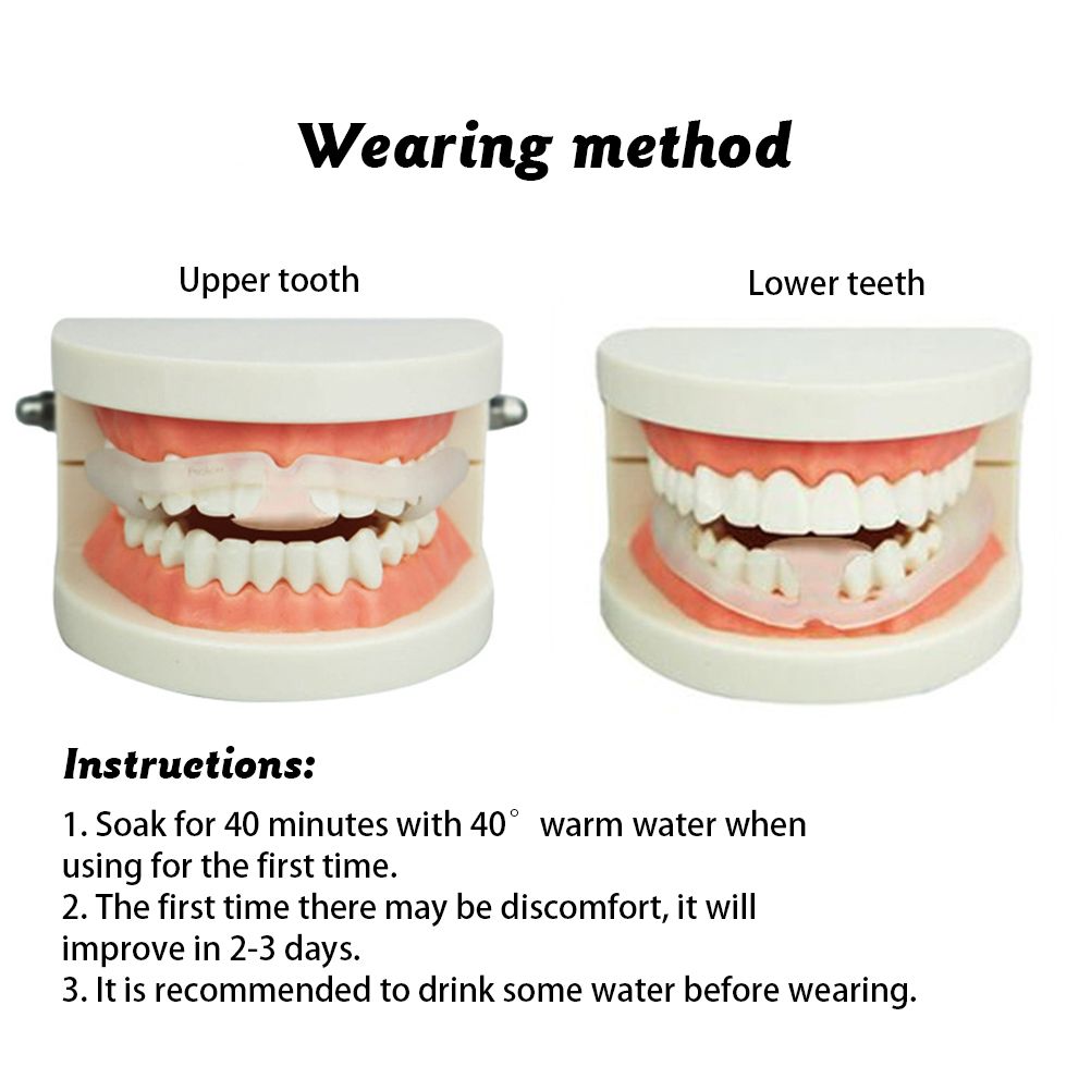 2PCS Anti Molar Braces Adjustable Anti Grinding Braces Teeth Night Protector view 9