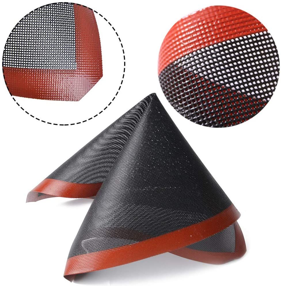 2 pcs Non Stick Baking Pan Glass Fiber Oven Mat Cake Mat Silicone Baking Pad view 3