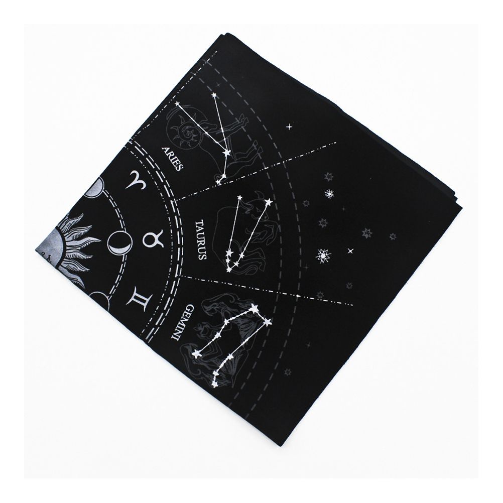 Tarot Special Tablecloth Soft Flocking Tablecloth Divination Card Tablecloth view 3
