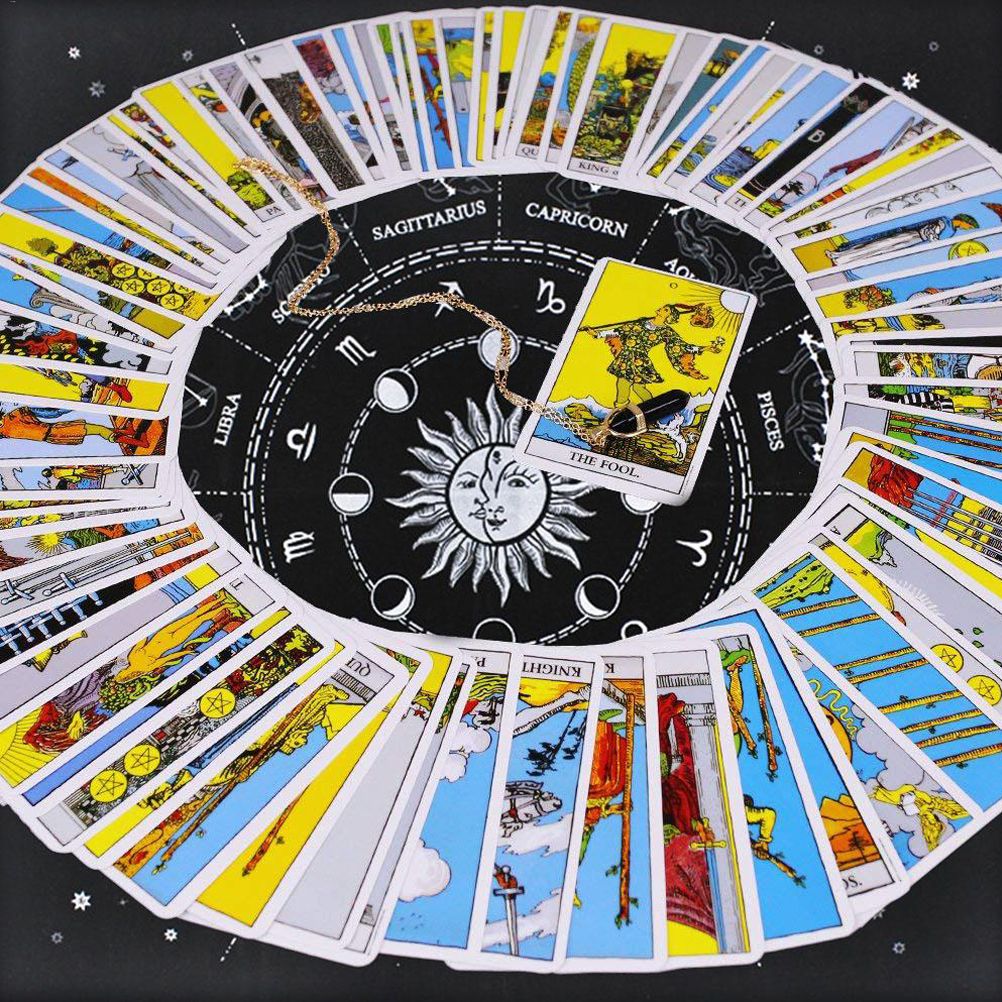 Tarot Special Tablecloth Soft Flocking Tablecloth Divination Card Tablecloth view 5
