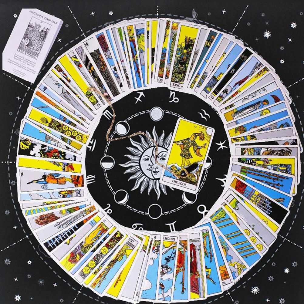 Tarot Special Tablecloth Soft Flocking Tablecloth Divination Card Tablecloth view 8