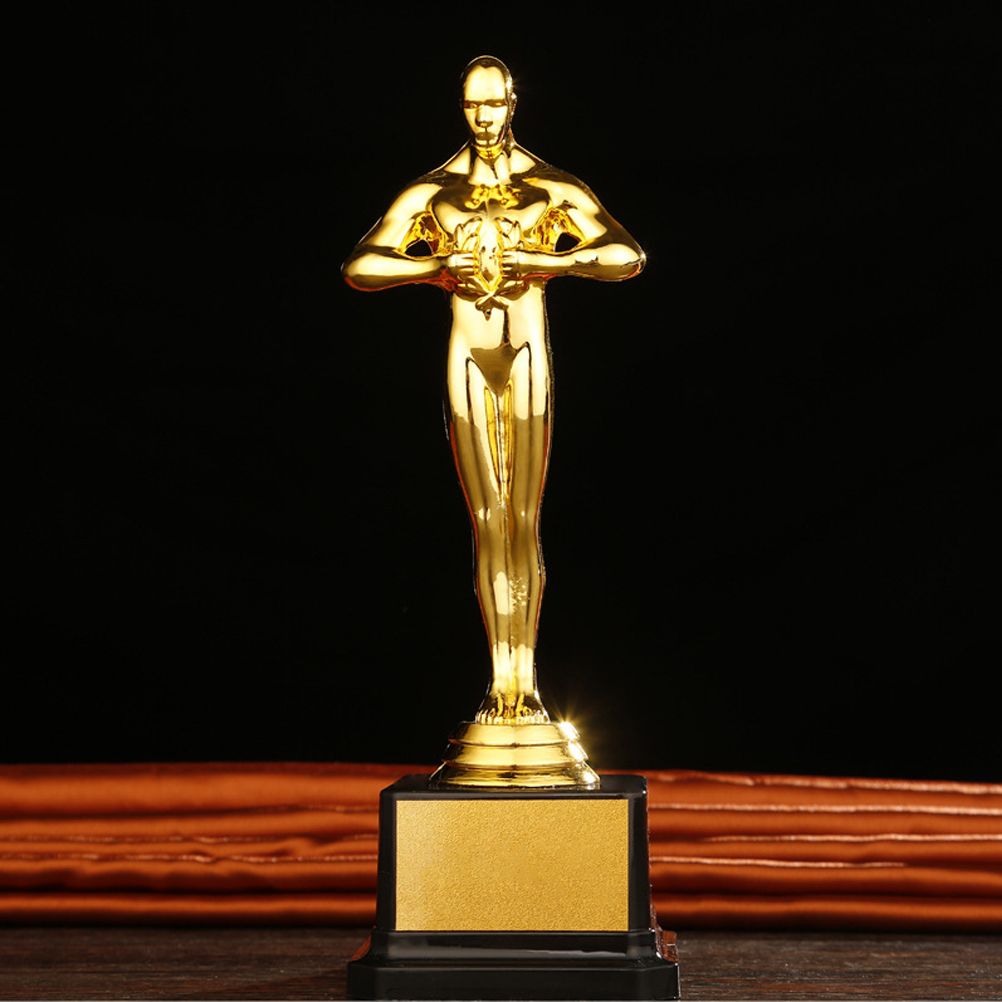 19/22/24 cm Gold Plated Trophy Little Golden Man Trophy Competition Souvenir view 4