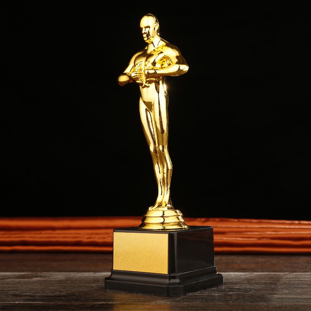19/22/24 cm Gold Plated Trophy Little Golden Man Trophy Competition Souvenir view 7