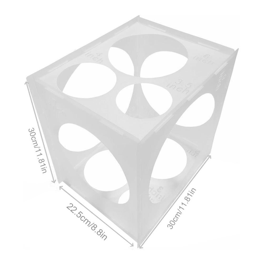 11 Holes Balloon Sizer Box Balloon Measurement Box for Birthday Party Wedding view 3