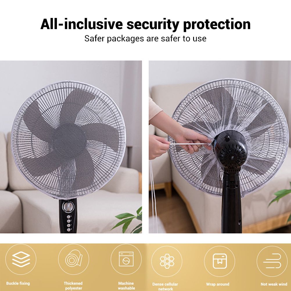 Electric Fan Mesh Covers for Baby Kids Finger Protector Safety Mesh Nets Cover view 3