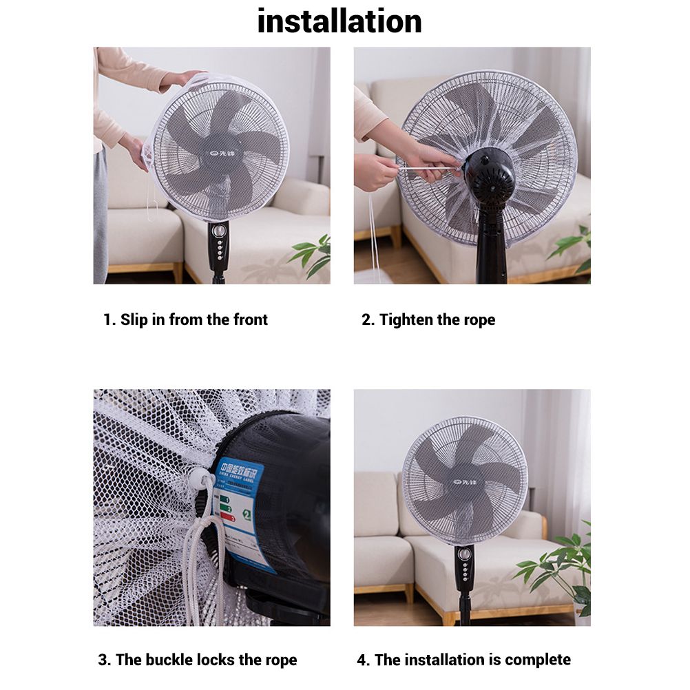 Electric Fan Mesh Covers for Baby Kids Finger Protector Safety Mesh Nets Cover view 6