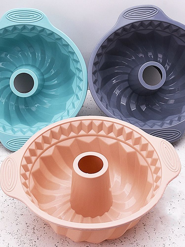 Double Ear Silicone Mousse Cake Mould High Temperature Resistant Cake Pan DIY view 11