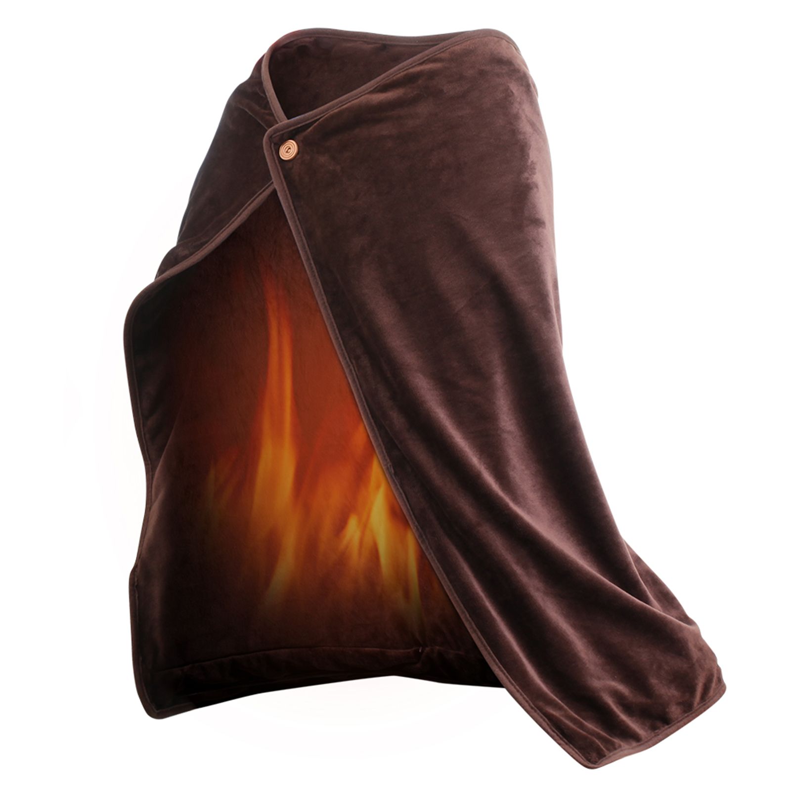 Heated Blanket Heated Shawl Wrap Washable Wearable Blanket Wrap for Camping — image 1
