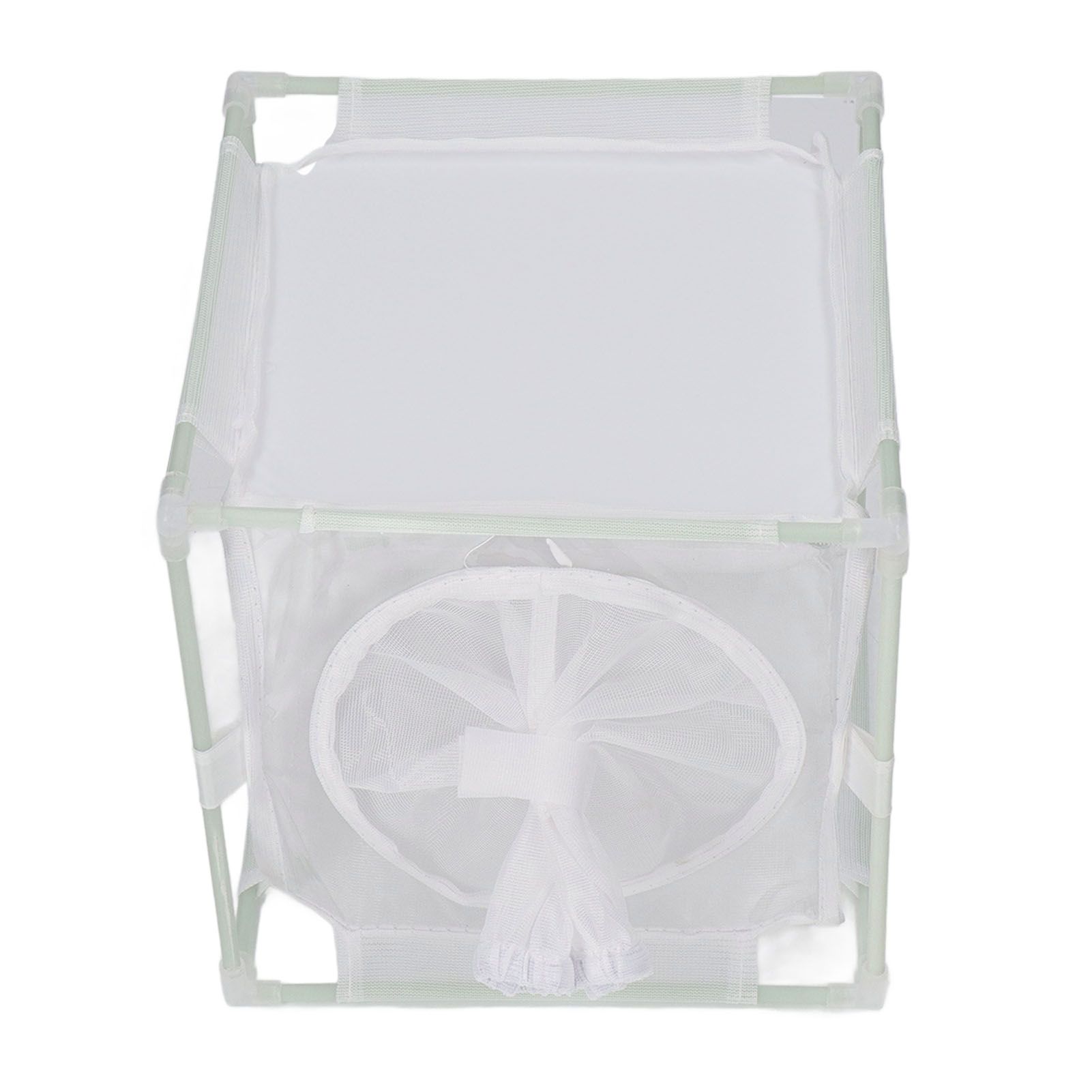 Insect Observation Cage PVC Mesh White Reusable Butterfly Habitat Breeding view 9