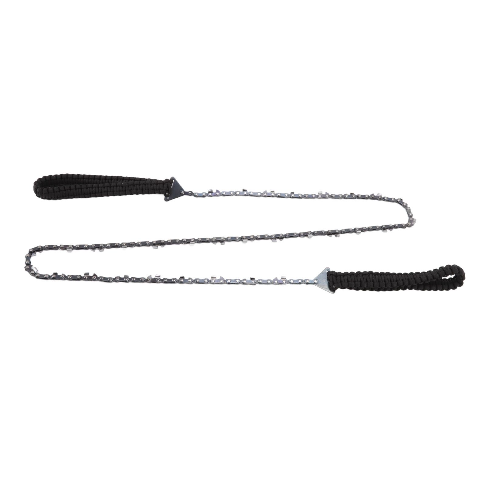 64 Links 31 Cutter 3/8 48 Inch High Reach Tree Limb Hand Rope Chain Saw with view 5