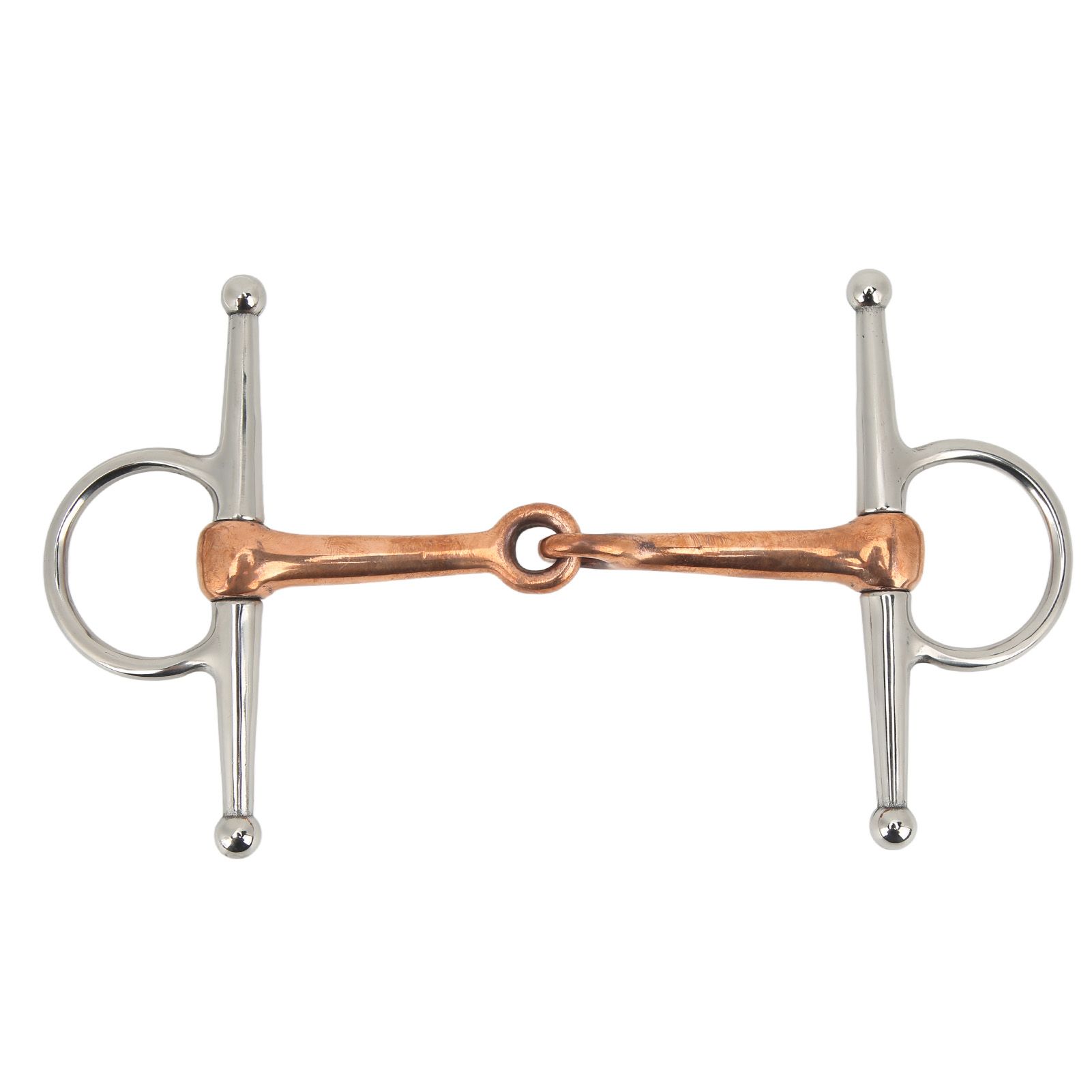 Horse Full Cheek Snaffle Stainless Steel Ring Snaffle Bit for Outdoor Horse