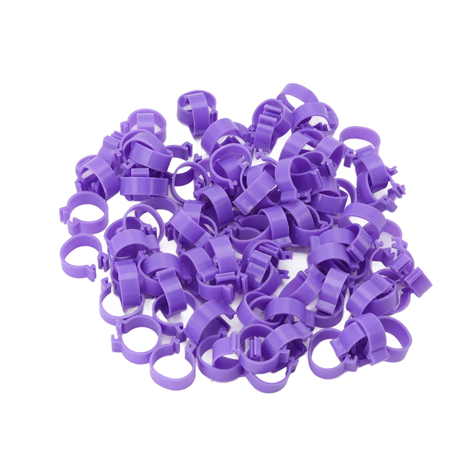 100 PCS Chicken Foot Ring Duck Hen Goose Legs Rings Clip Poultry Foot Ring view 3