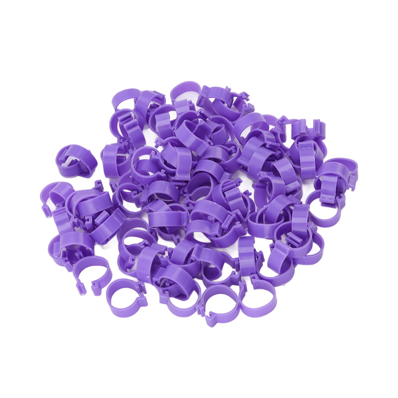 100 PCS Chicken Foot Ring Duck Hen Goose Legs Rings Clip Poultry Foot Ring view 4