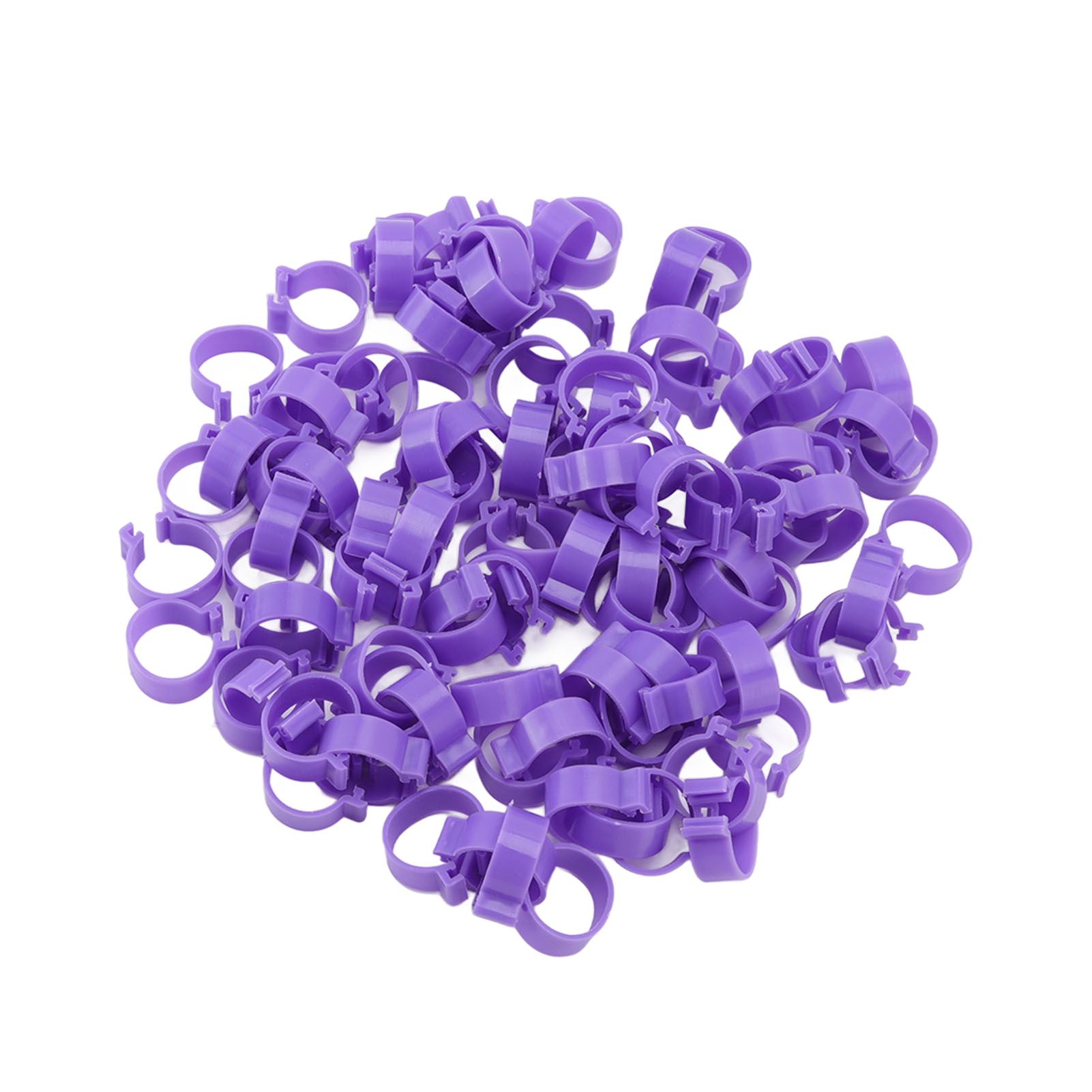 100 PCS Chicken Foot Ring Duck Hen Goose Legs Rings Clip Poultry Foot Ring view 5