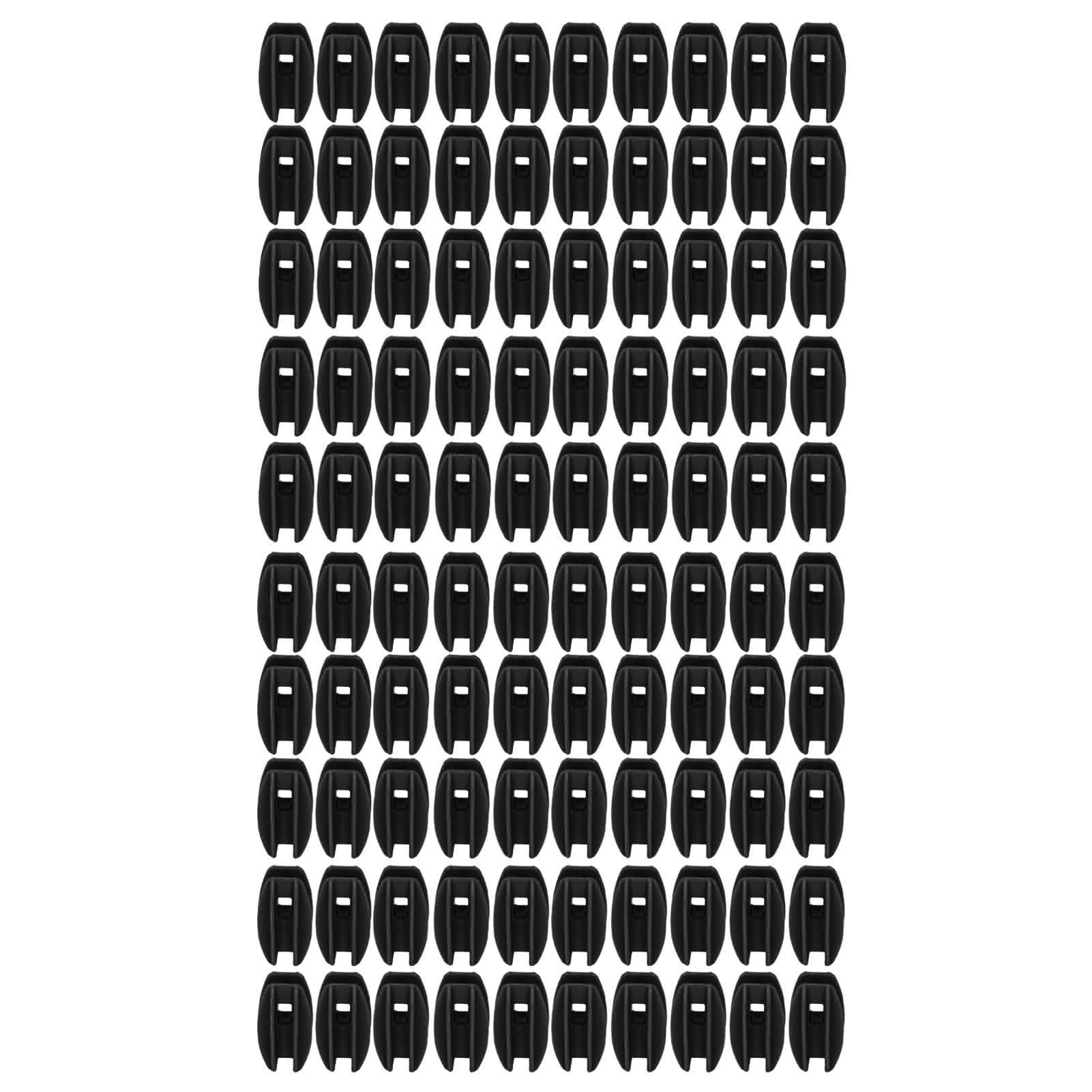 100PCS Electric Fence Insulator Weather Resistant ABS Square Tube Post