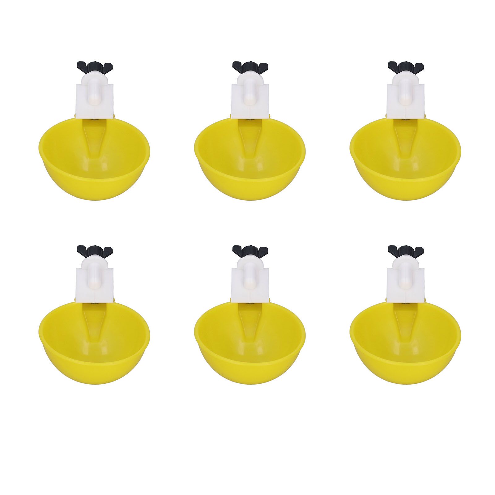 9pcs Chicken Water Cups Yellow Poultry Automatic Drinking Bowl Water Cups view 10
