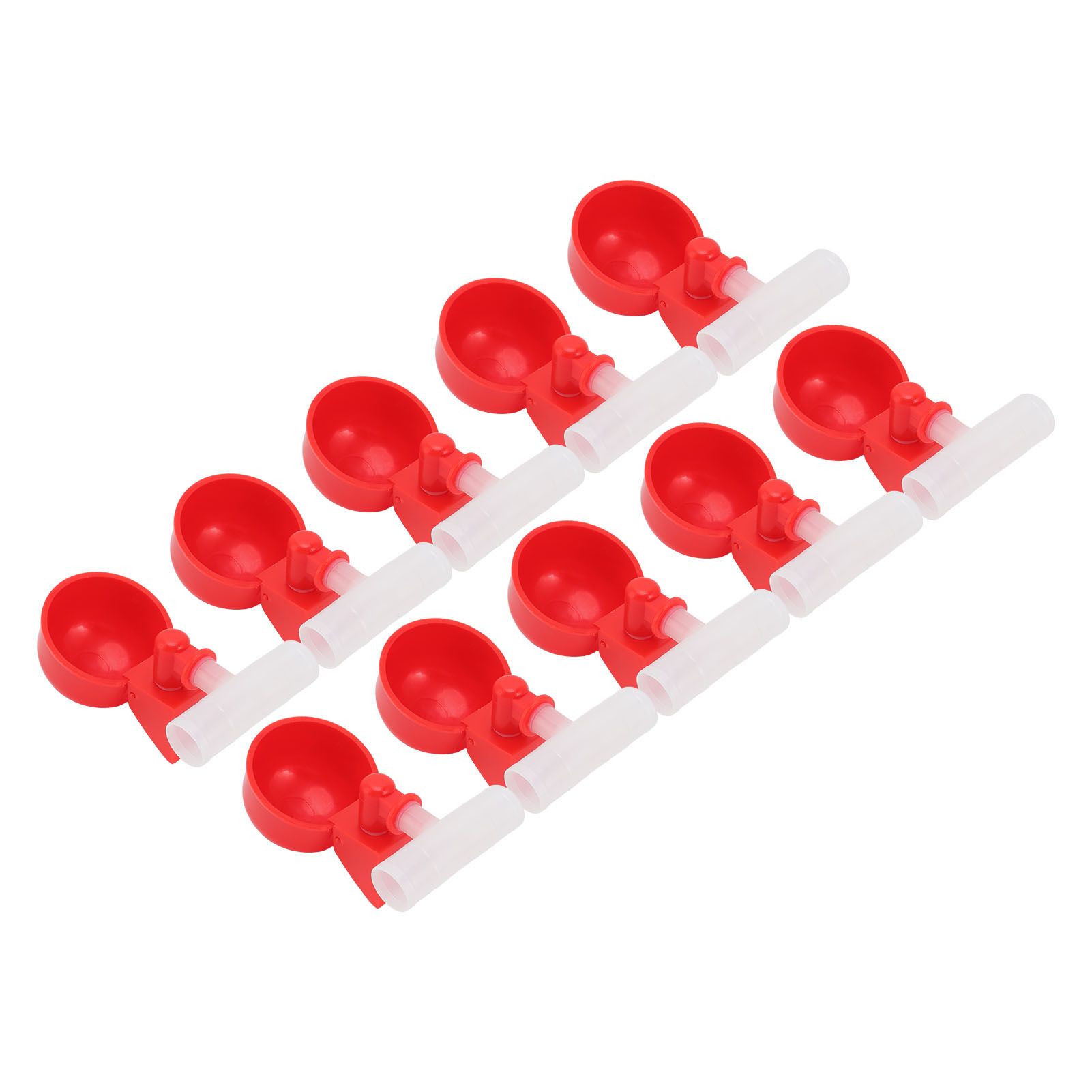10 Set Chicken Waterer Cups Automatic Filling Prevent Leakage Pigeon Drinking view 5
