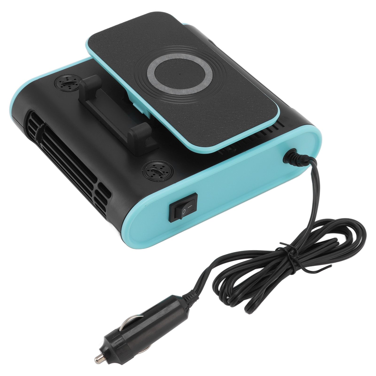 4 in 1 Car Fan ABS 5V Multifunctional Wireless Charger Scented Piece Car view 3