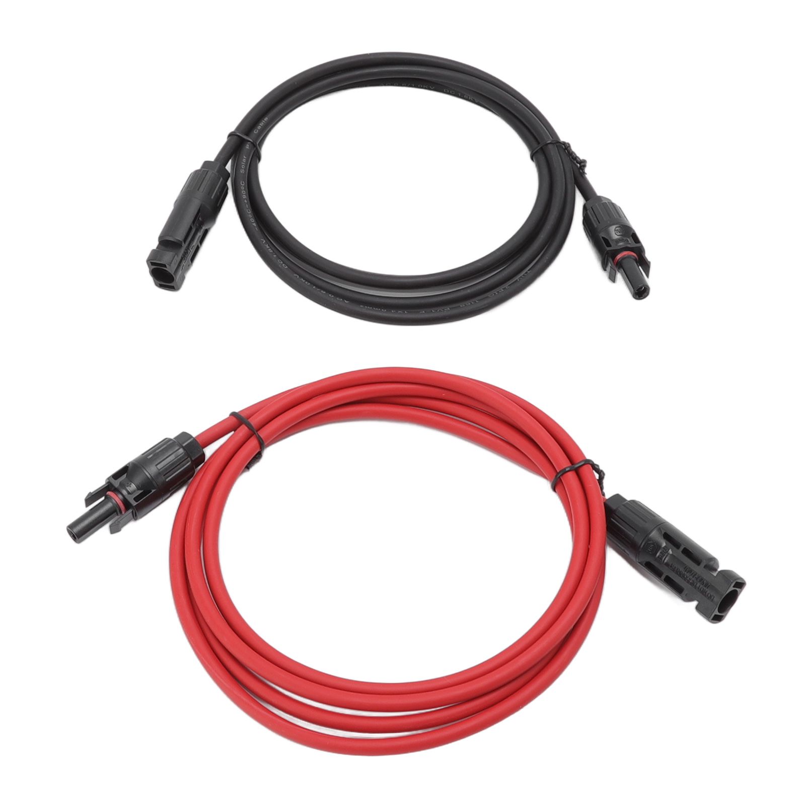 Solar Panel PV Cable Black Red Solar Panel Extension Cable with Male and view 5
