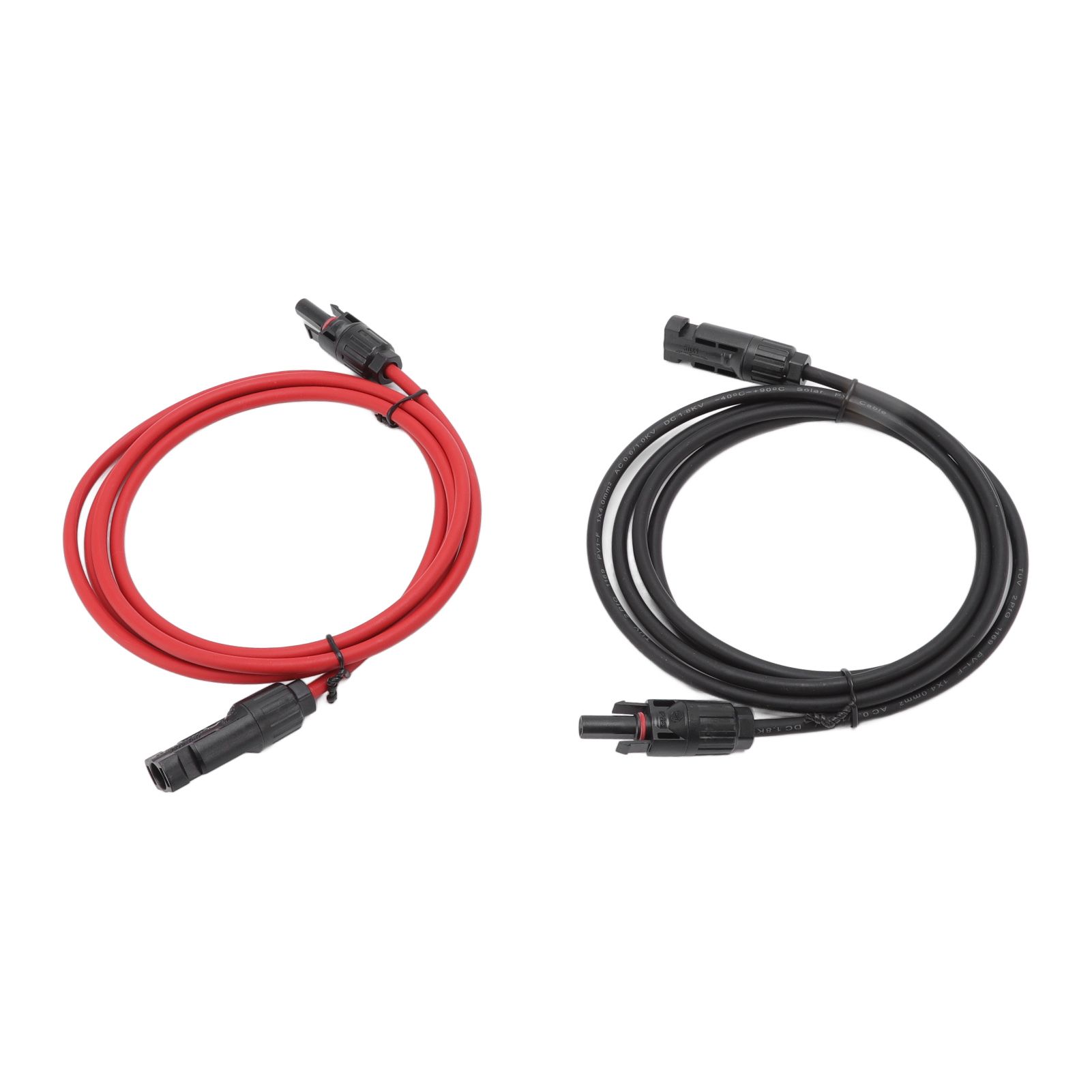 Solar Panel PV Cable Black Red Solar Panel Extension Cable with Male and view 7
