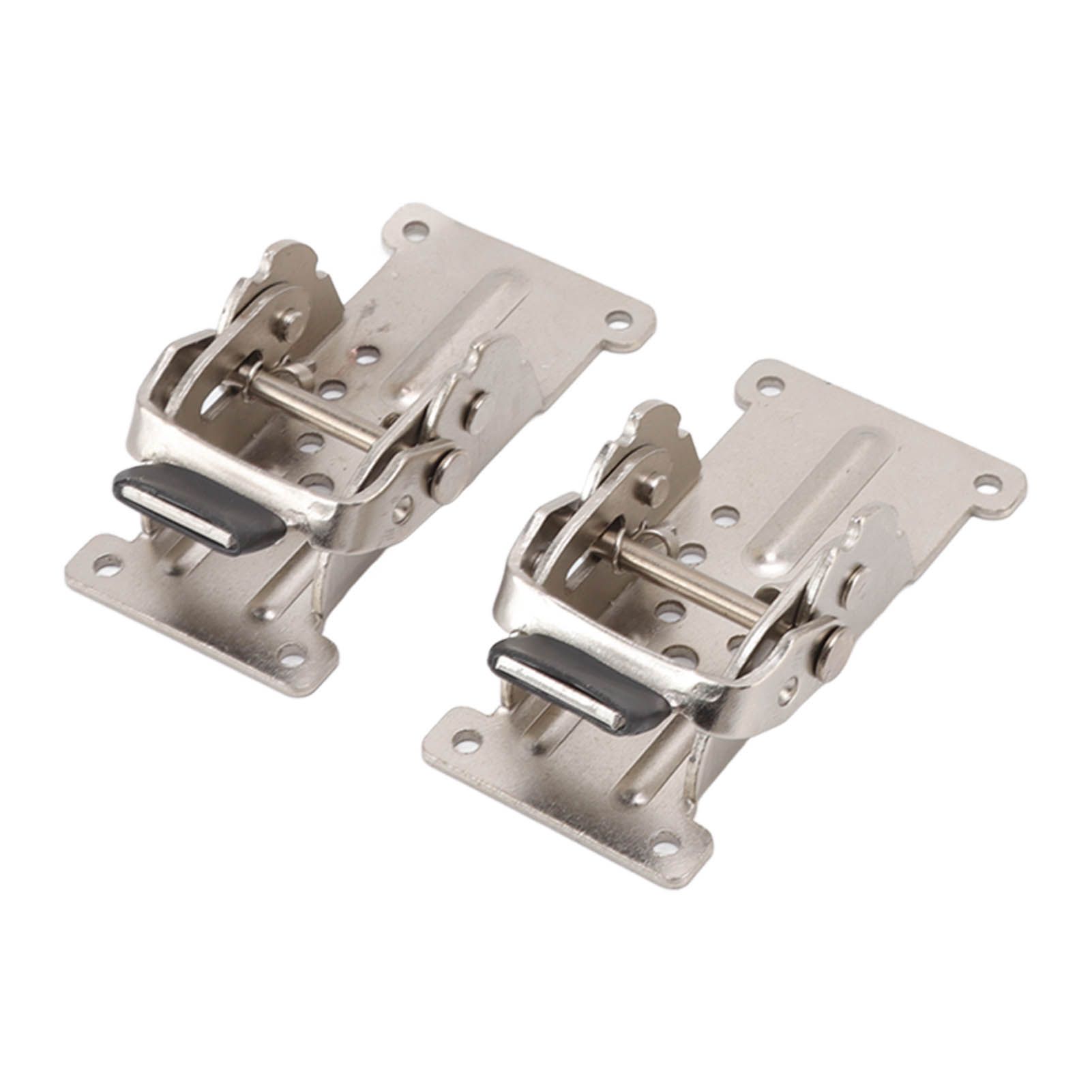 2Pcs Folding Hinges Zinc Alloy 180 Degree Self Locking Hinge Set Hardware for view 7