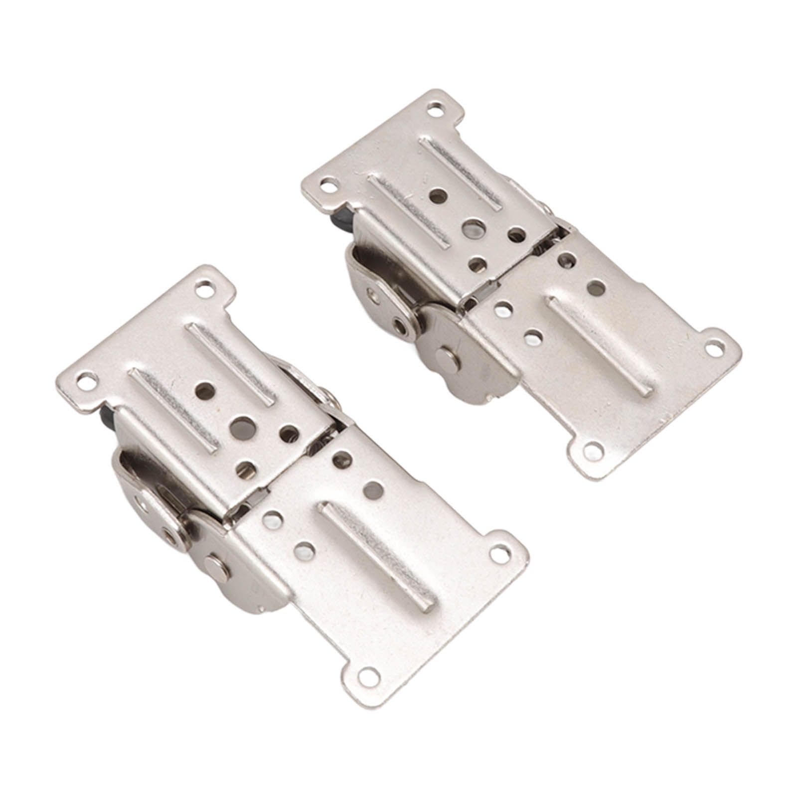 2Pcs Folding Hinges Zinc Alloy 180 Degree Self Locking Hinge Set Hardware for view 9