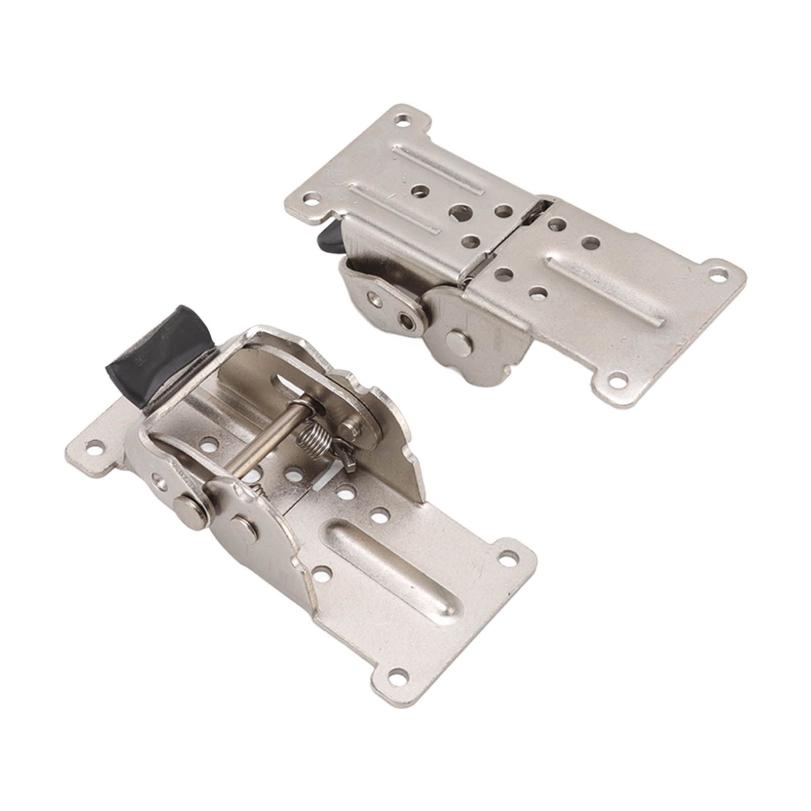 2Pcs Folding Hinges Zinc Alloy 180 Degree Self Locking Hinge Set Hardware for view 10
