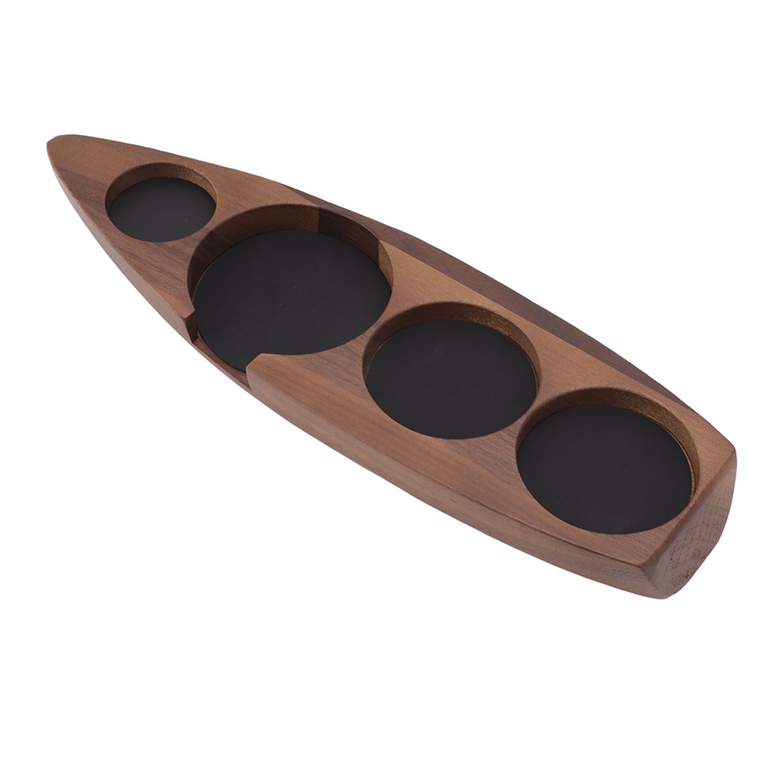 Wooden Coffee Tamper Holder Coffee Tamper Mat Stand Coffee Maker Support view 4