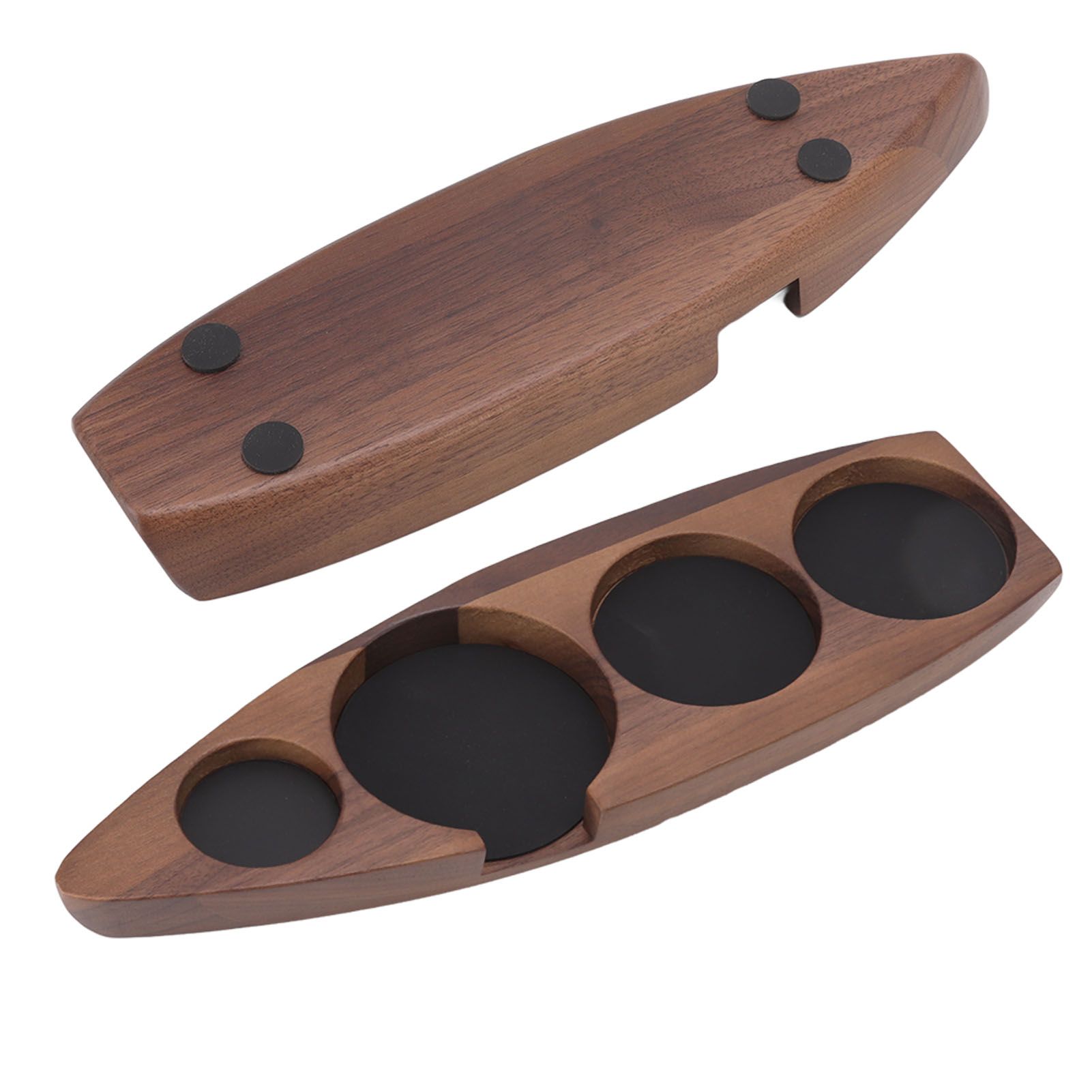 Wooden Coffee Tamper Holder Coffee Tamper Mat Stand Coffee Maker Support view 9