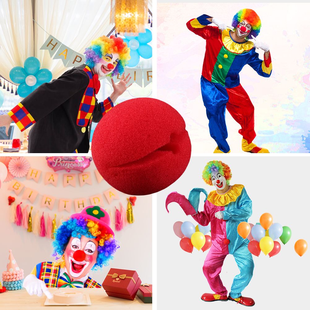 Sponge Nose Soft Clown Nose Funny Cosplay Prop for Halloween Costume Party view 7