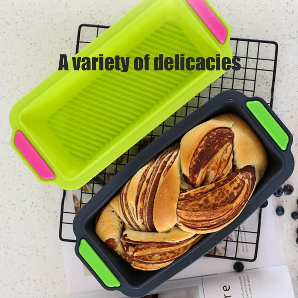 Silicone Baking Mold Loaf Bread Tray Rectangular Bread Baking Tool for DIY view 7
