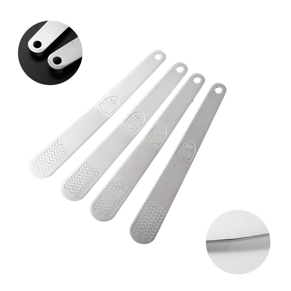 Stainless Steel Flat Spoons Stuffing Spoons Dumplings Filling Spoon for Home view 4