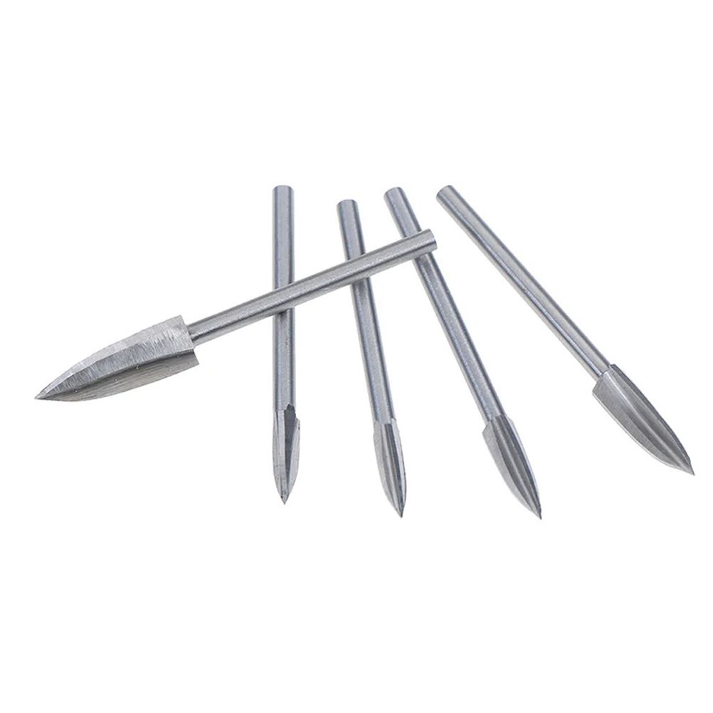 5Pcs/Set Wood Carving And Engraving Drill Bit Milling Cutter Root Carving view 10