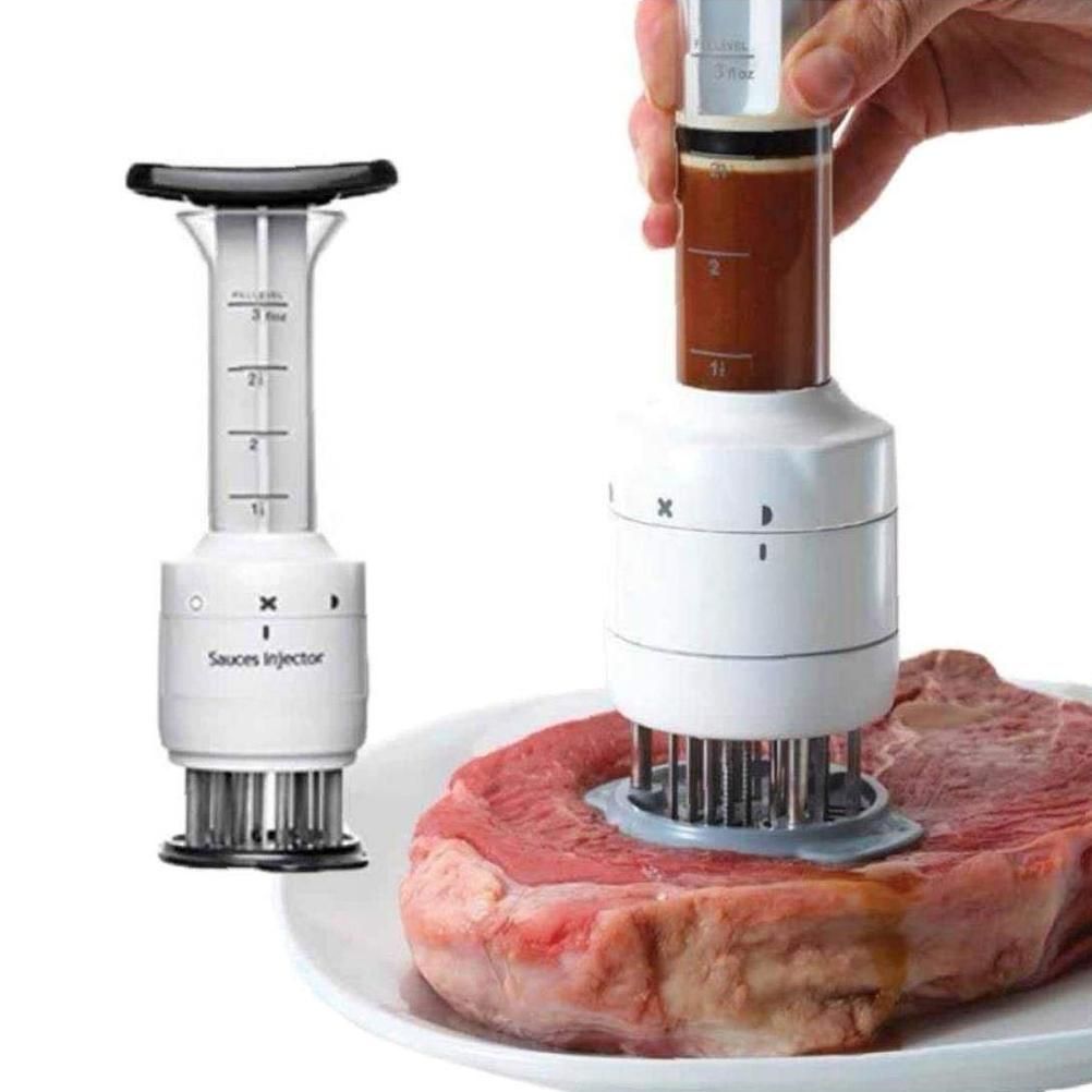Sauce Injector Meat Marinade Injector with 27 Stainless Steel Needle 3 Oz view 2