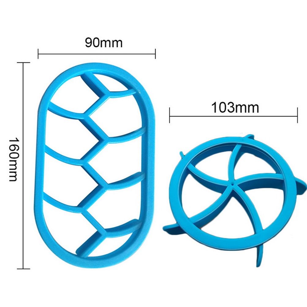 2PCS Dough Press Mold Set Baking Bread Rolls Mold Plastic Pastry Cutters view 9
