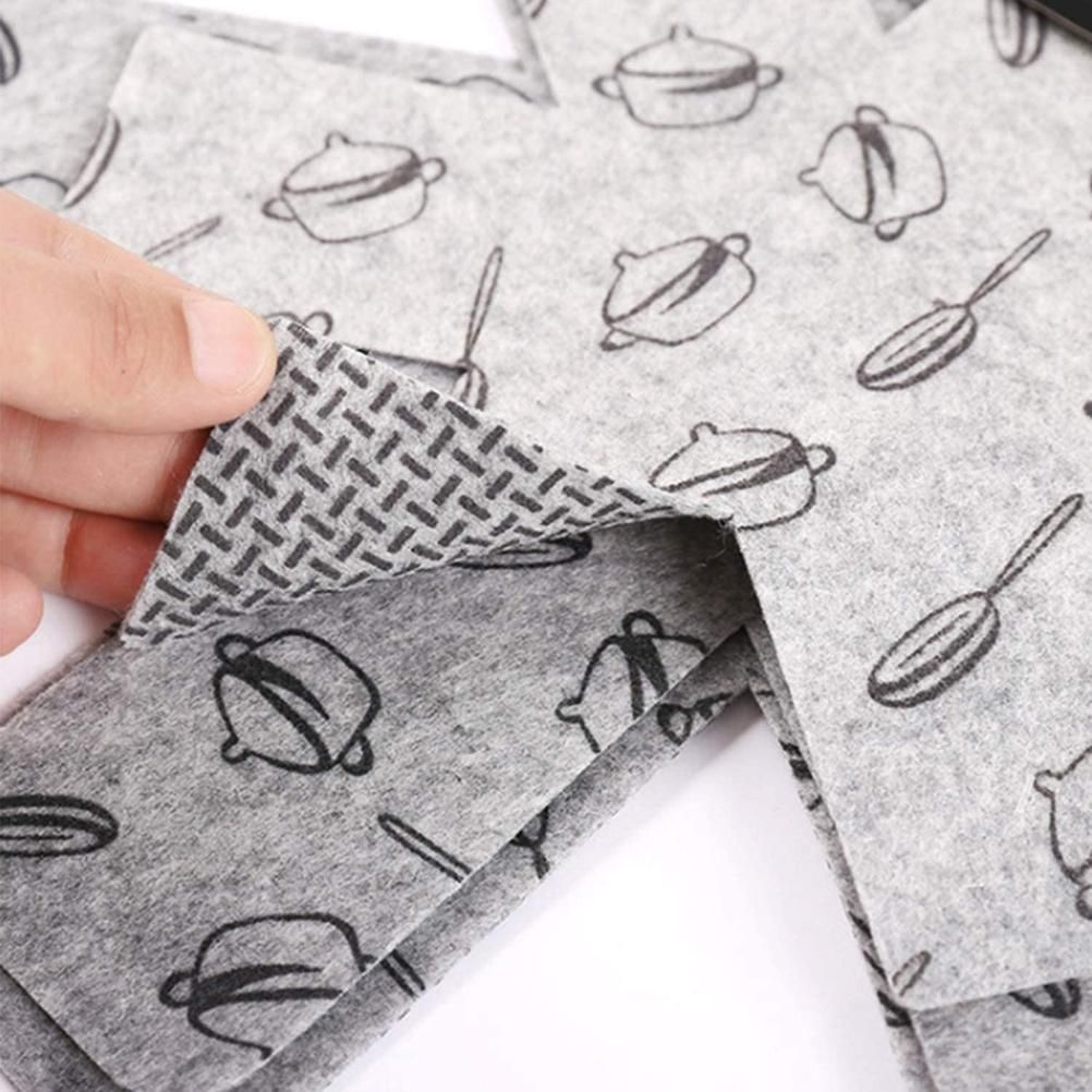 12pcs Pot Pan Protectors Non Woven Divider Pads Reusable Pot Protection Pads view 6