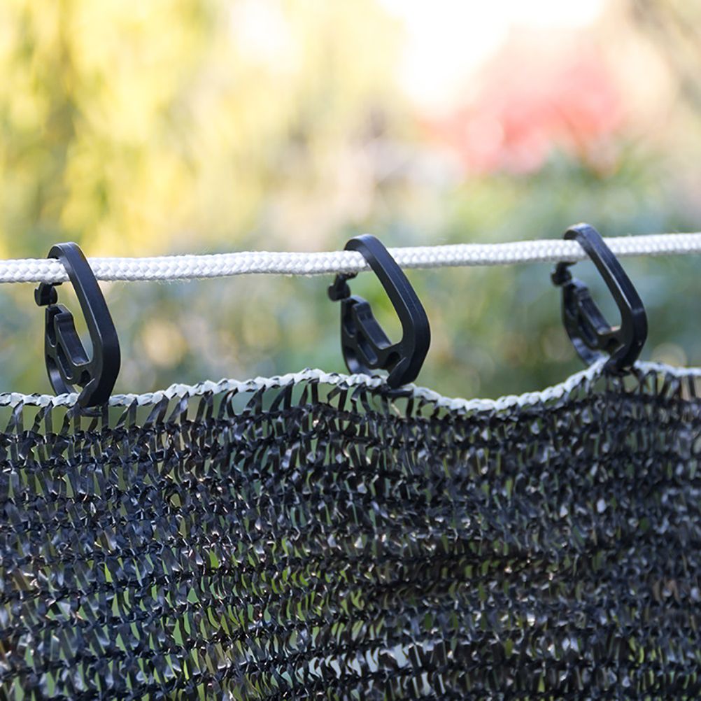 100 Pcs Shading Net Hooks Plastic Hanging Hooks for Greenhouse Shade Fabric view 6