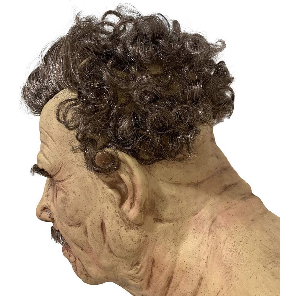Halloween Latex Old Man Face Cover Halloween Fancy Dress Head for Masquerade view 5