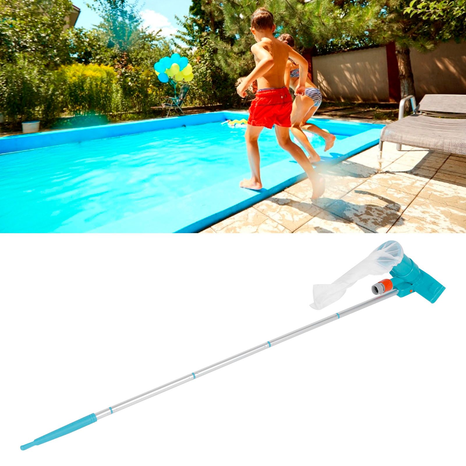 Portable Swimming Pool Cleaner Vacuum Suction Head Set Fountain Hot Tub Pond view 15