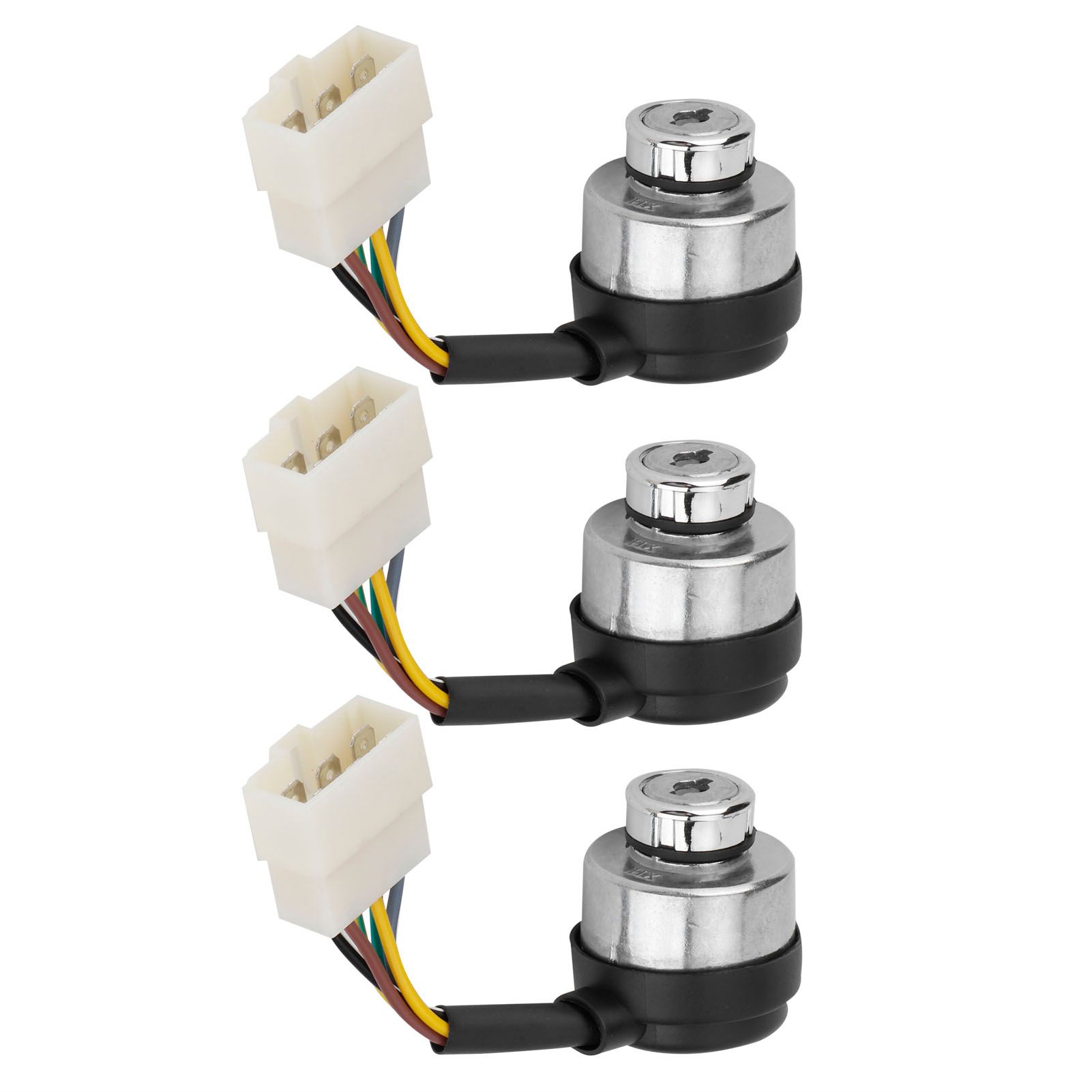 3Set 6 Wire Ignition Switch with Key for 188F/GX390/190F/GX420 Gasoline Engine view 2