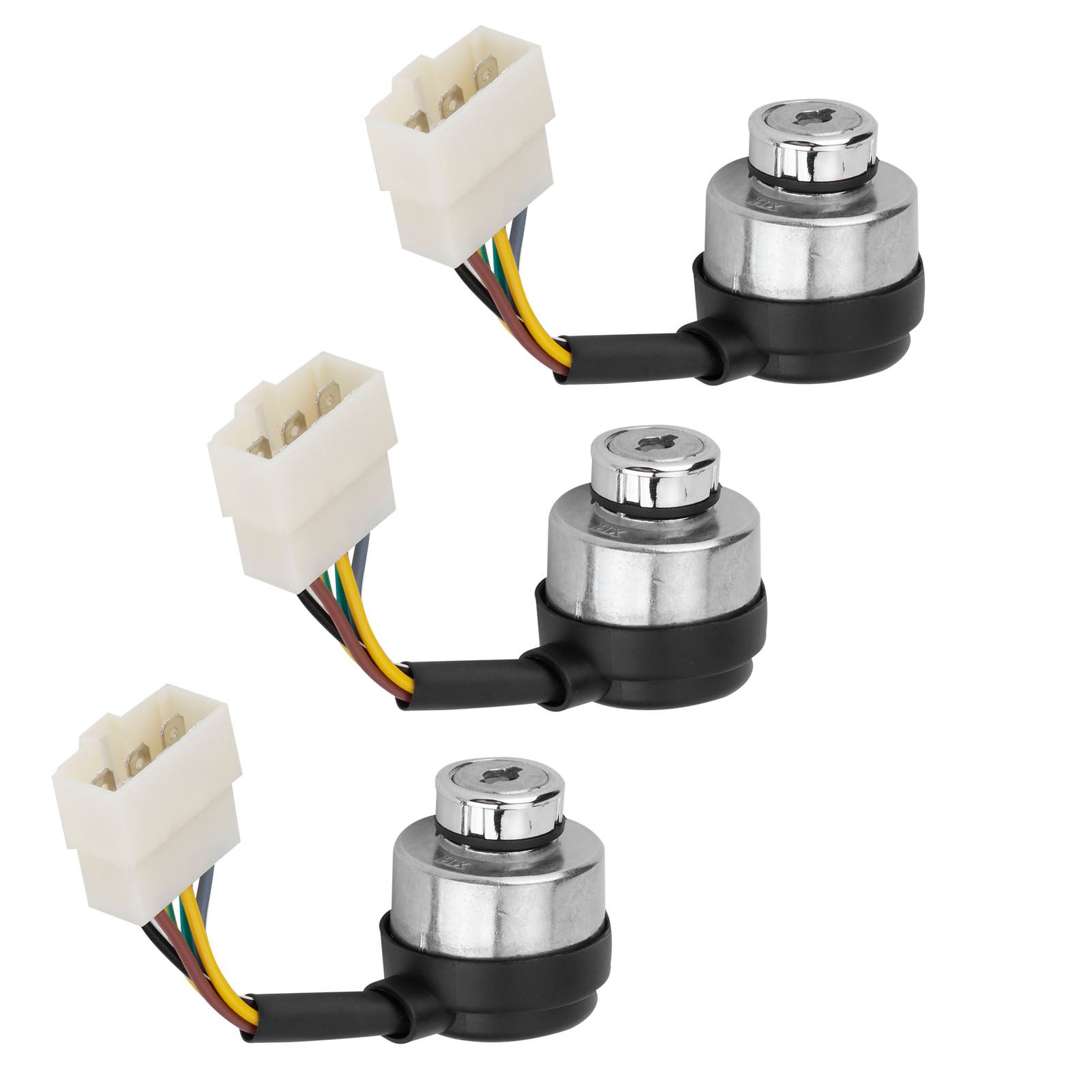 3Set 6 Wire Ignition Switch with Key for 188F/GX390/190F/GX420 Gasoline Engine view 3