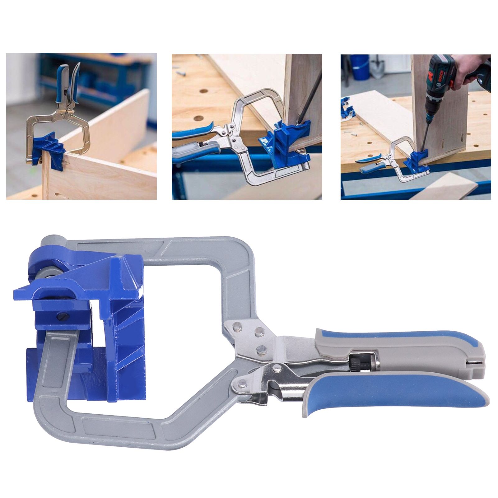 Angle Punch Fixer Multifunction 90 Degree Right Angle Corner Clamp Woodworking view 9