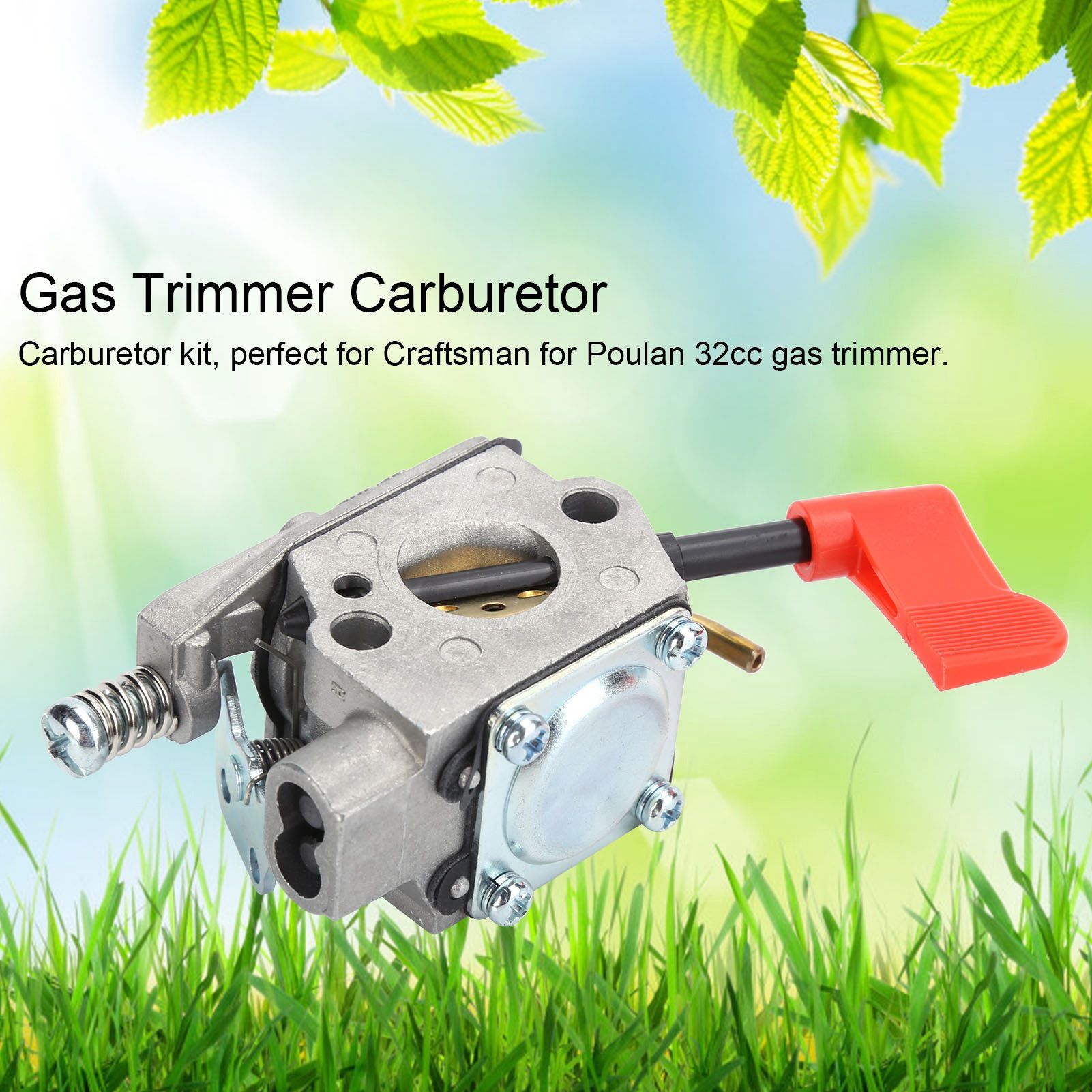 Carburetor Kit Replacement for Craftsman for Poulan 32cc Gas Trimmer Pole view 12