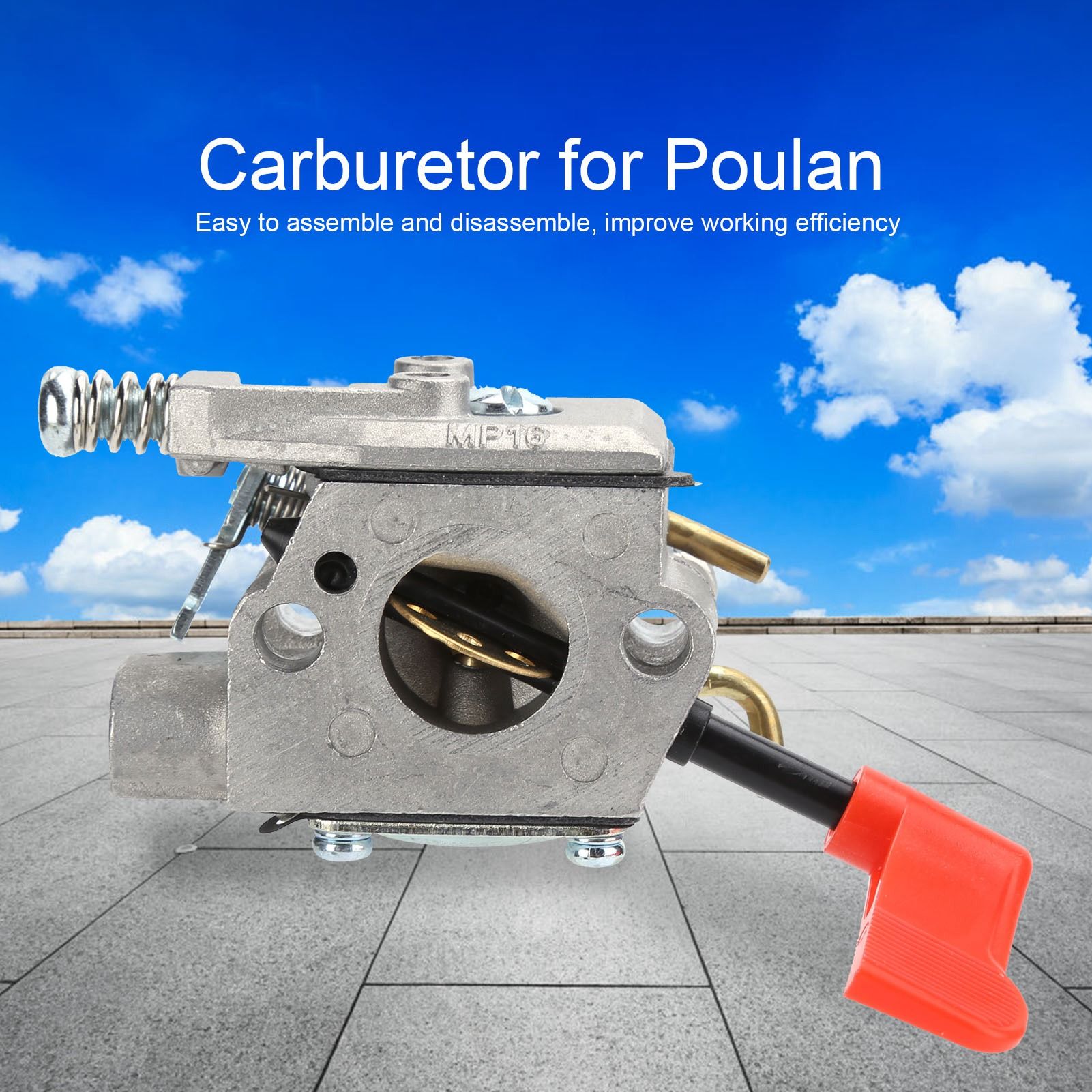 Carburetor Kit Replacement for Craftsman for Poulan 32cc Gas Trimmer Pole view 13